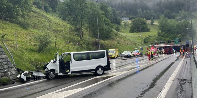 Unfall auf A13