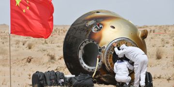 Drei chinesische Raumfahrer wieder zurück auf der Erde