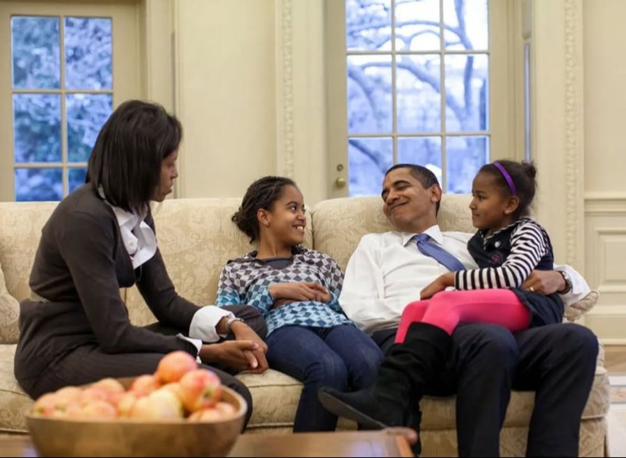 Als die Familie ins Weisse Haus einzog, waren Sasha und Malia noch kleine Mädchen.