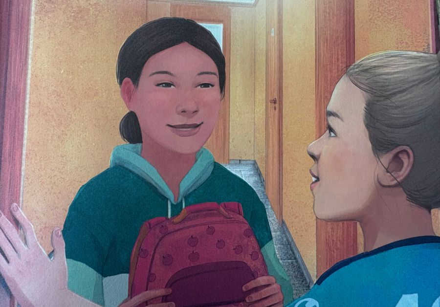 Auch Nati-Star Ramona Bachmann (l.) kommt im neuen Buch der Wälti-Schwestern vor.