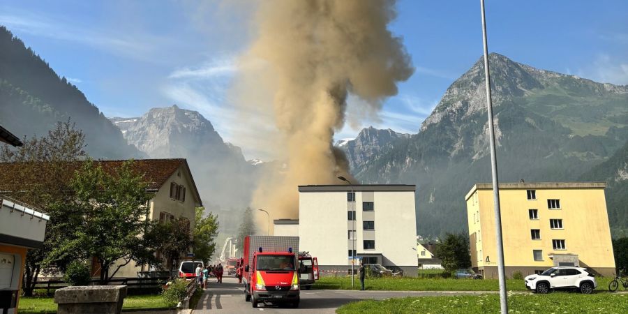 Vollbrand in Linthal