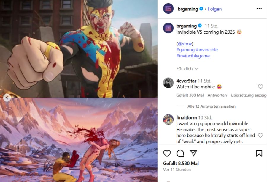 invincible vs
