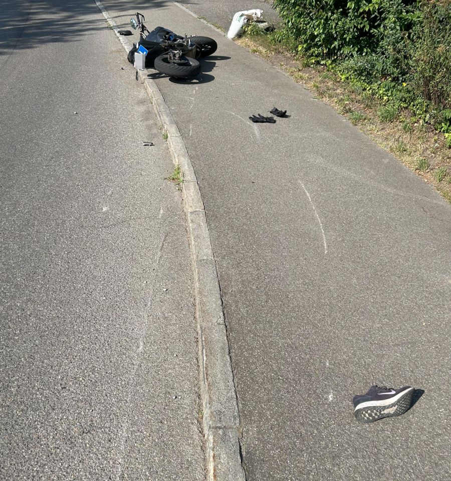Die Frau wurde leicht verletzt.