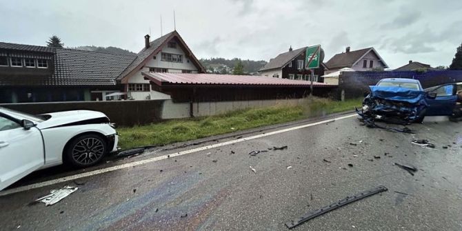 Unfall in Teufen