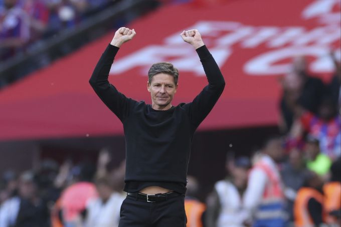 Oliver Glasner gewinnt mit Crystal Palace den FA Cup. Oliver Glasner FA Cup