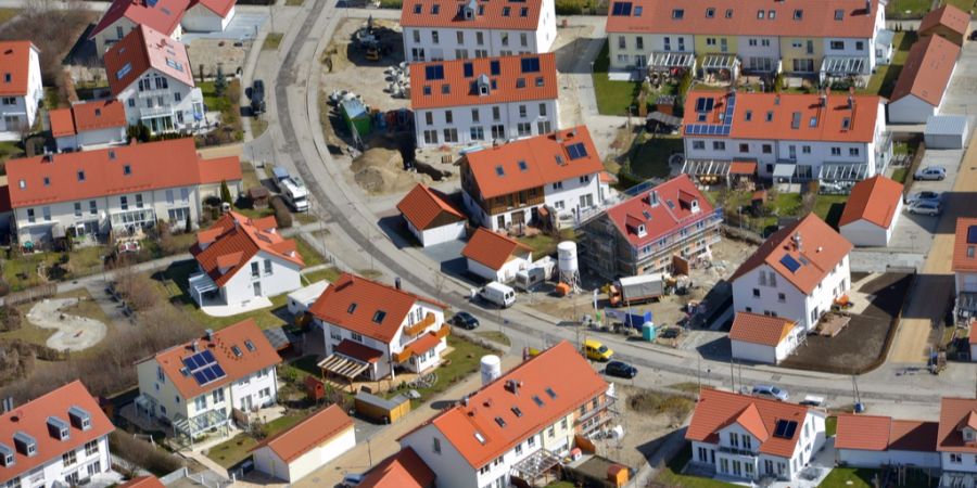 Neubaugebiet Immobilien Hypothekarzinsen
