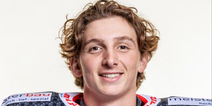 Goalie Martin Neckar. Martin Neckar