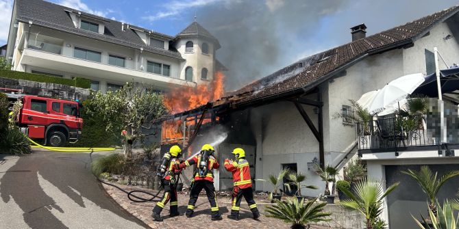 Schopfbrand in Schmerikon