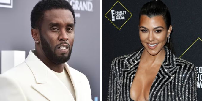 Kourntey Kardashian (r.) besuchte 2001 eine Party von Sean «Diddy» Combs. Kourtney
