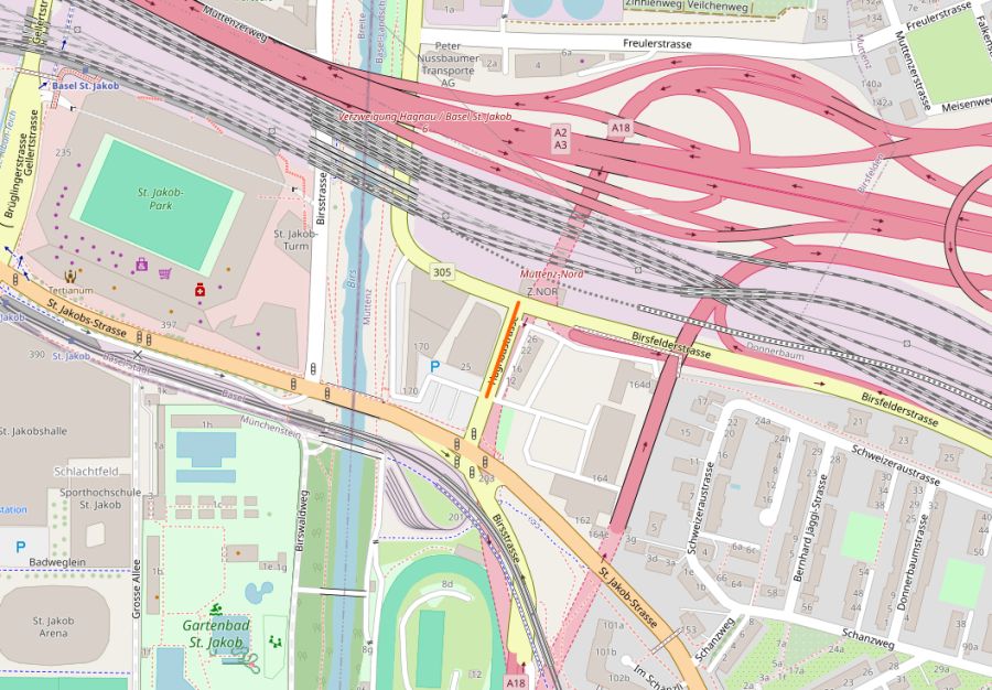 Der Fund ereignete sich an der Hagnaustrasse in Muttenz BL.