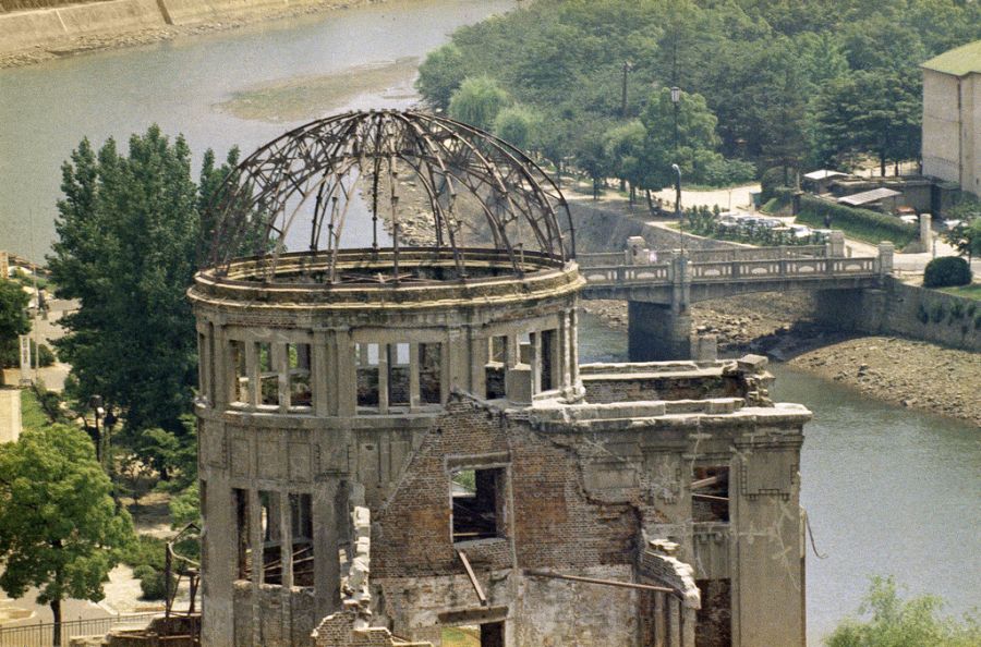 So sah Hiroshima 1970, 25 Jahre nach dem Angriff, aus.