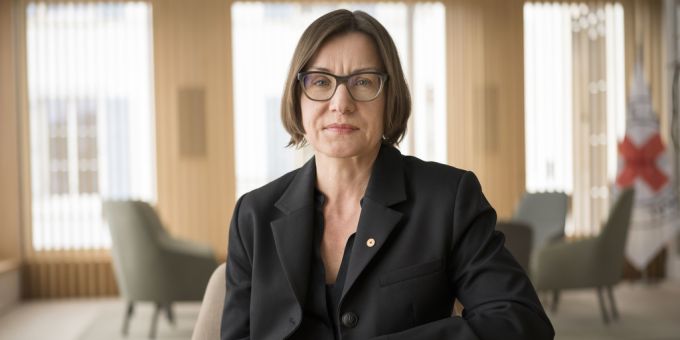 Mirjana Spoljaric Egger, Schweizer Präsidentin des IKRK, macht Druck aufgrund der zunehmenden Krise in Nahost. nahost Mirjana Spoljaric Egger