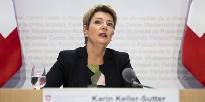 Karin Keller-Sutter Entlastungspaket