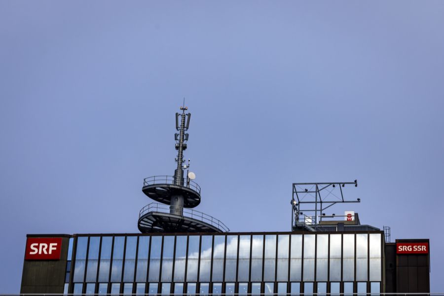 Üblicherweise wird das «SRF Meteo» vom Dach am Leutschenbach gesendet.