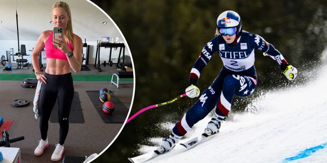 Lindsey Vonn Training Weltcup