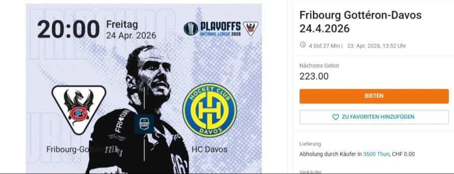 Für dieses Ticket werden über 220 Franken fällig.