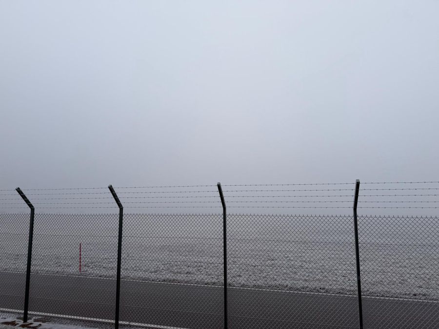 Die Aussichten für Plane-Spotter sind wegen des Nebels eher schlecht.