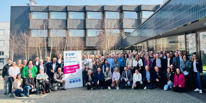 FDP Luzern Ortsparteien Gruppenfoto