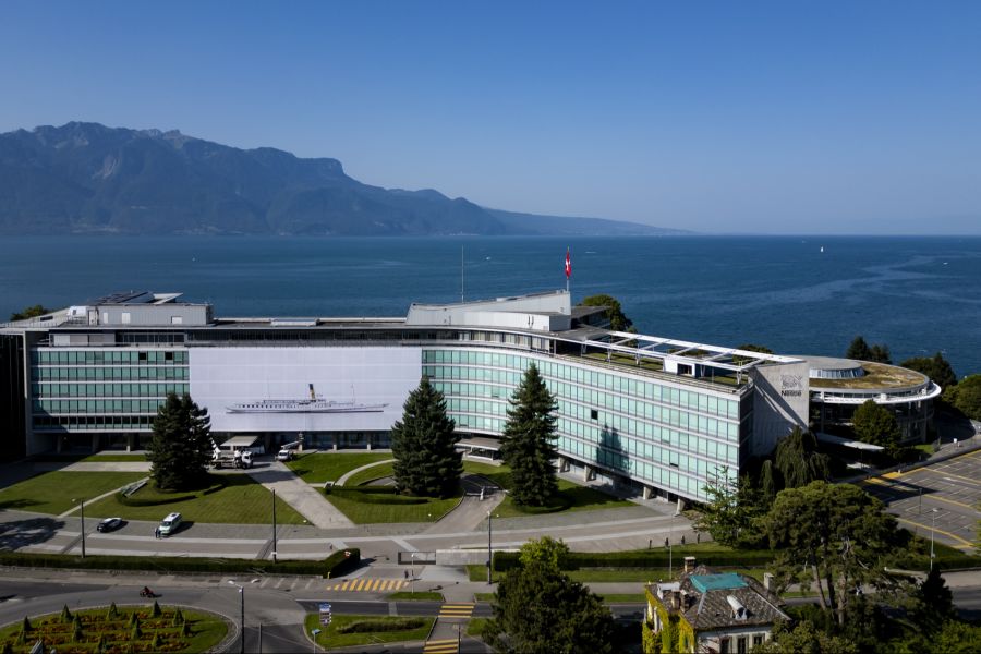 Der Hauptsitz von Nestlé befindet sich in Vevey am Fusse des Genfersees.