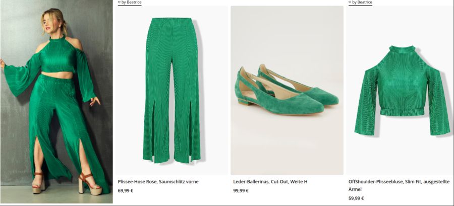 Fans können den kompletten «Egli-Look» direkt nachshoppen.