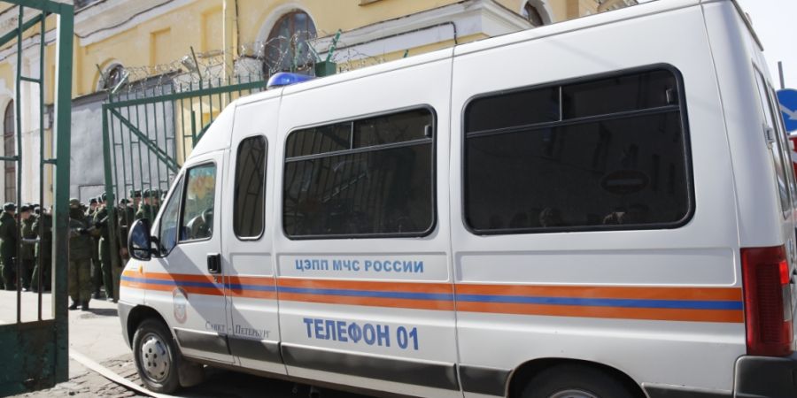 ARCHIV - Ein Krankenwagen in Russland (Symbolbild). Foto: Dmitri Lovetsky/AP/dpa