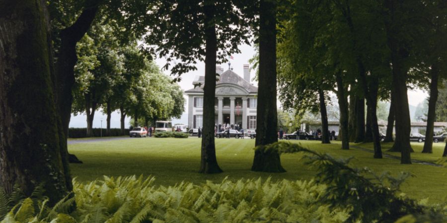 Das Hauptgebäude des Landguts Lohn wurde letztmals vor 65 Jahren saniert. (Archivbild)