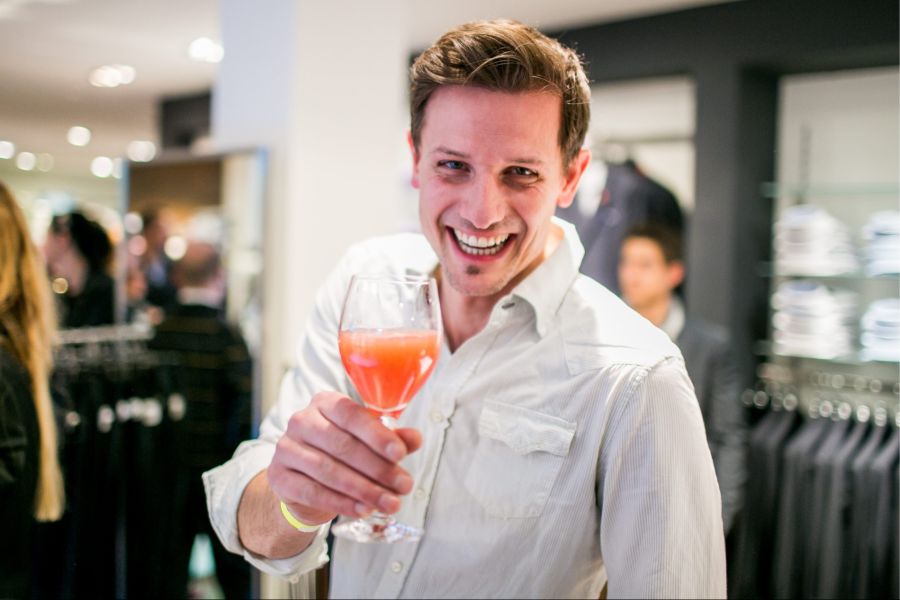 2013 war Tim Wielandt zu Gast an der Wiedereröffnung des Herrenmodegeschäfts PKZ in Zürich.