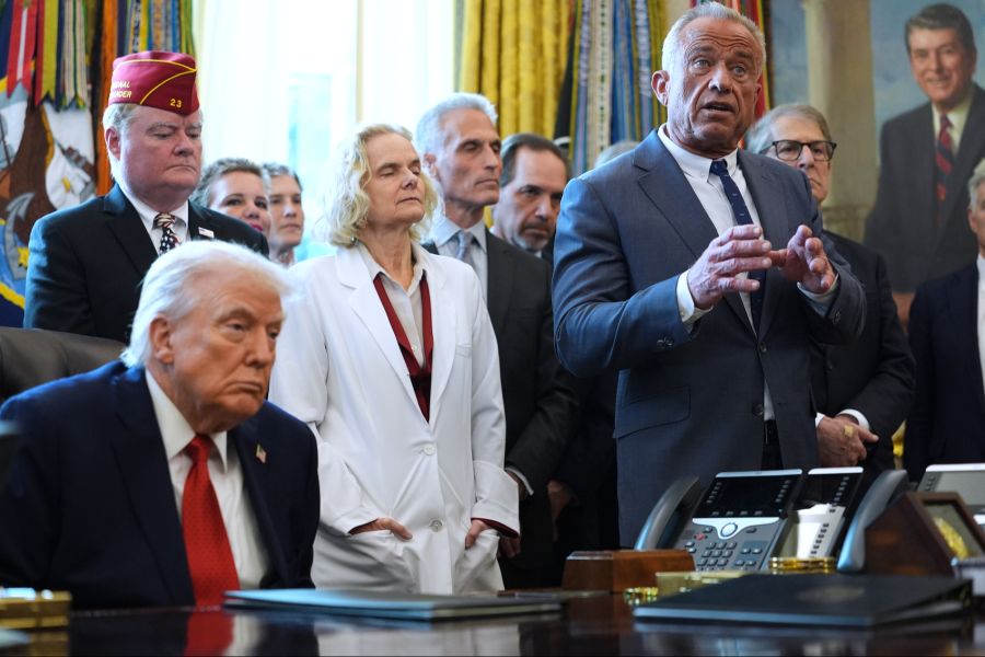 Die US-Regierung will sich in der Anzahl empfohlener Kinderimpfungen künftig auf die elf «gravierendsten» Krankheiten begrenzen. (Archivbild)