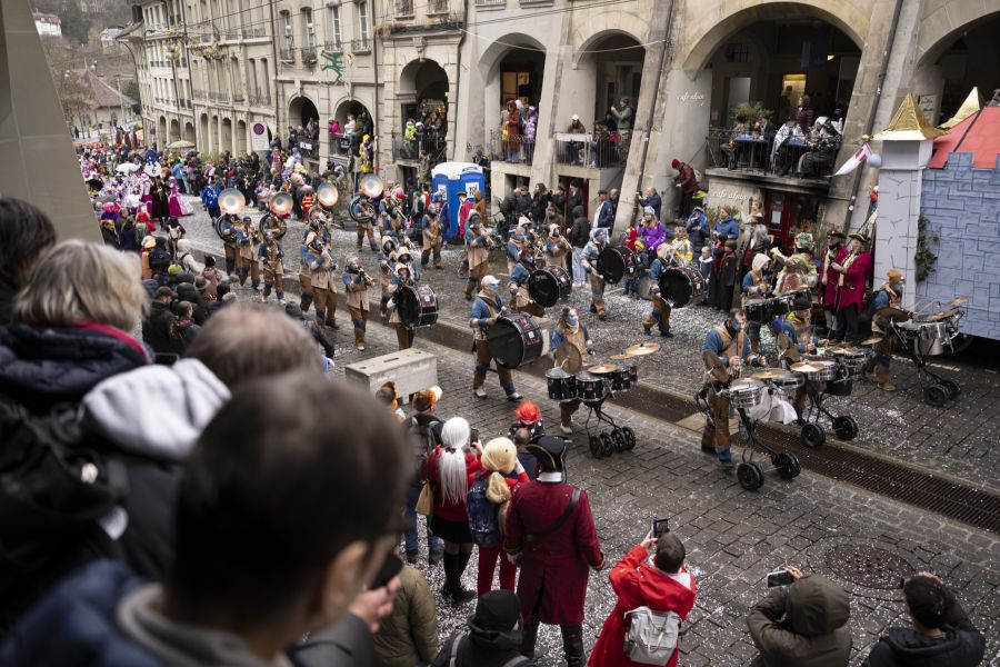 Die Guggenmusik «Notäfrässer».