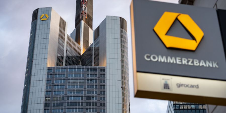 Im Visier der italienischen Unicredit: Commerzbank-Zentrale in Frankfurt am Main. (Archivbild)