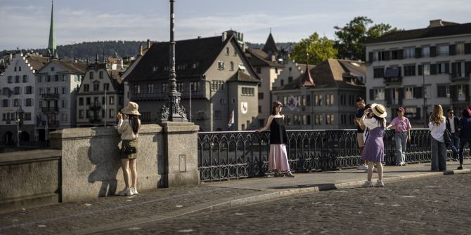 Touristen Zürich