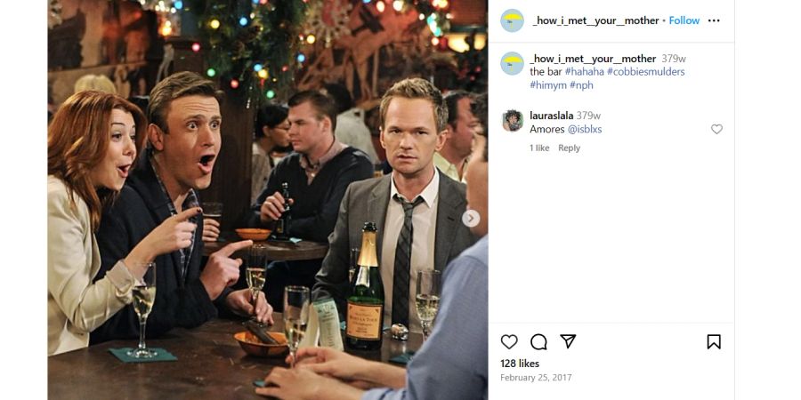 How I Met Your Mother, Screenshot, Instagram