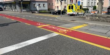 St. Gallen: Kollision