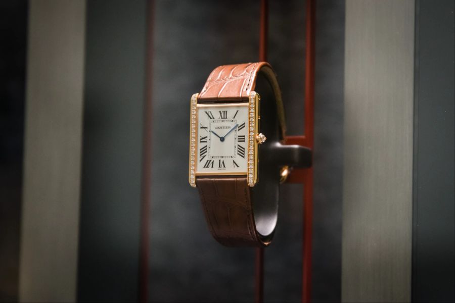 Cartier Tank Uhr.