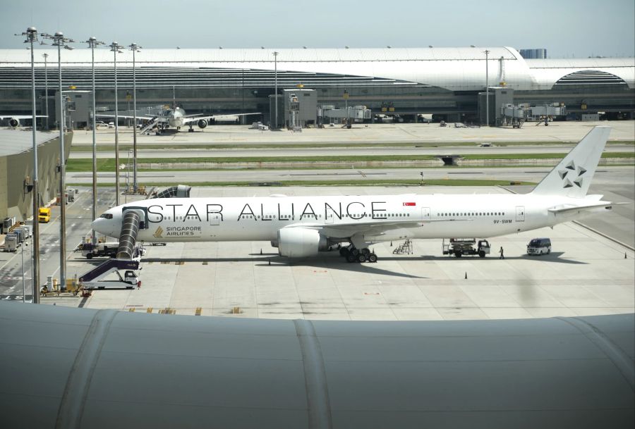 In diesem Flugzeug kam es beim Flug von London nach Singapur zu heftigen Turbulenzen.