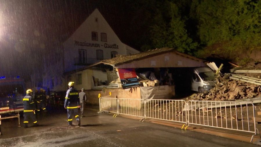 hochwasser deutschland erdrutsche