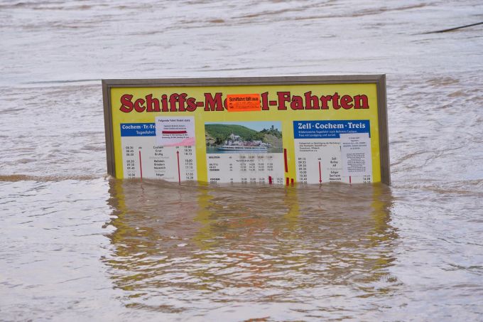In verschiedenen Orten sind die Aufräumarbeiten angelaufen.