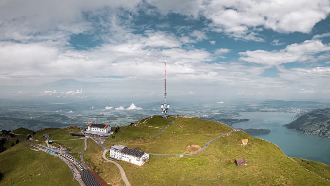 Auf der Rigi hat man meist einen Platz an der Sonne. Rigi Kulm Aussicht
