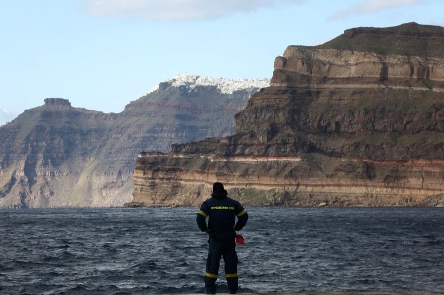 Auf Santorini bereitet man sich auf ein schlimmes Erdbeben vor.