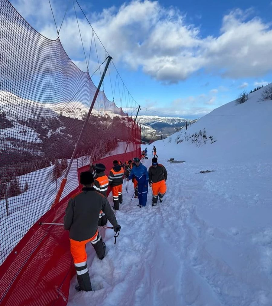 Die Vorbereitungen für das Lauberhorn-Rennen laufen bereits.