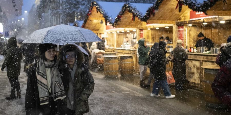 Mancherorts gab es weisse Weihnachten. (Archivbild)