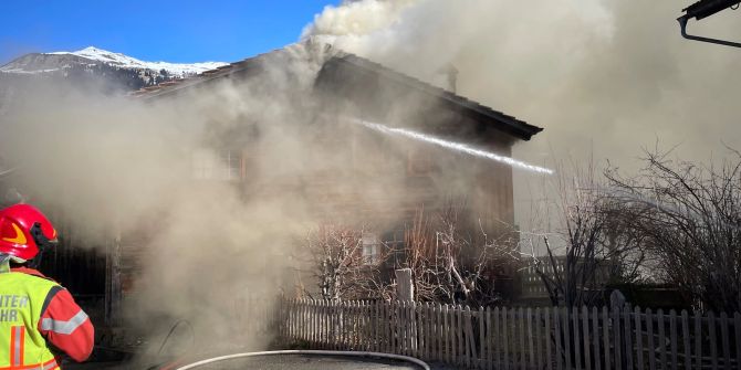 Brandschaden an Gebäude