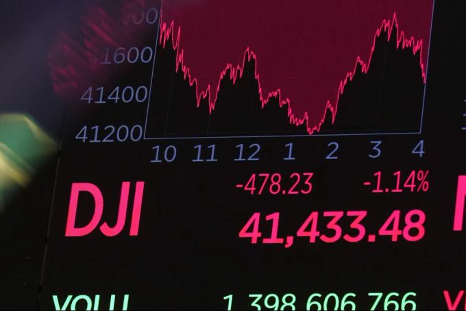 Die Zollpolitik der US-Regierung sorgt für Verunsicherung an der Börse. US Börse Minus