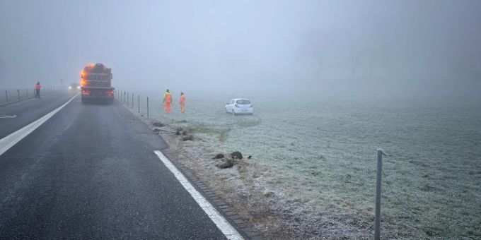 Am Mittwoch verlor eine Fahrzeuglenkerin von Bilten GL ihre Kontrolle über ihr Fahrzeug. Bilten GL Unfall