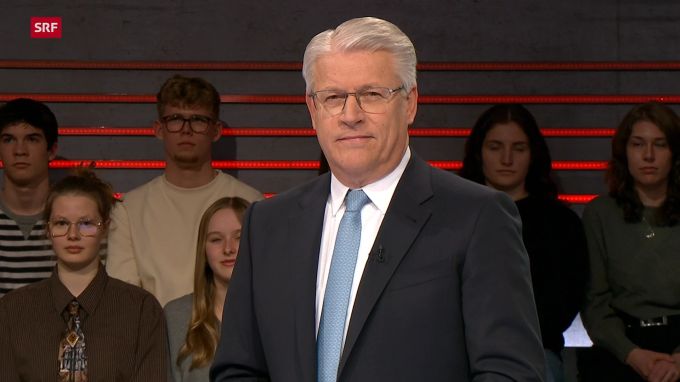 Markus Ronner, Geschäftsleitungsmitglied der UBS, in der Arena. Arena