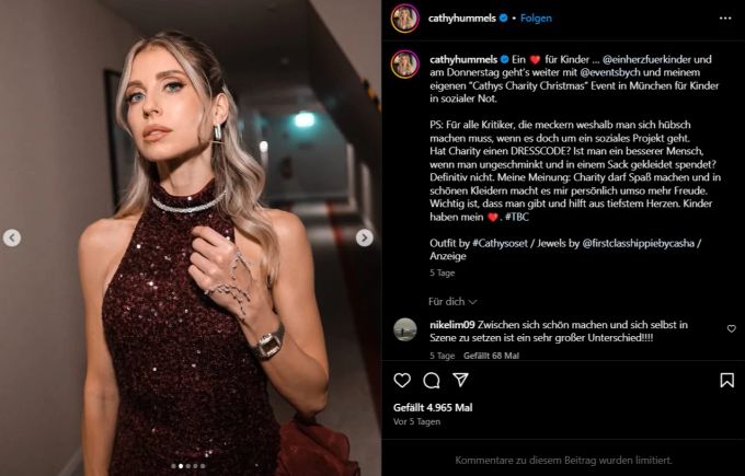 Cathy Hummels ist seit ihrer Trennung von Mats Hummels Single. Cathy Hummels