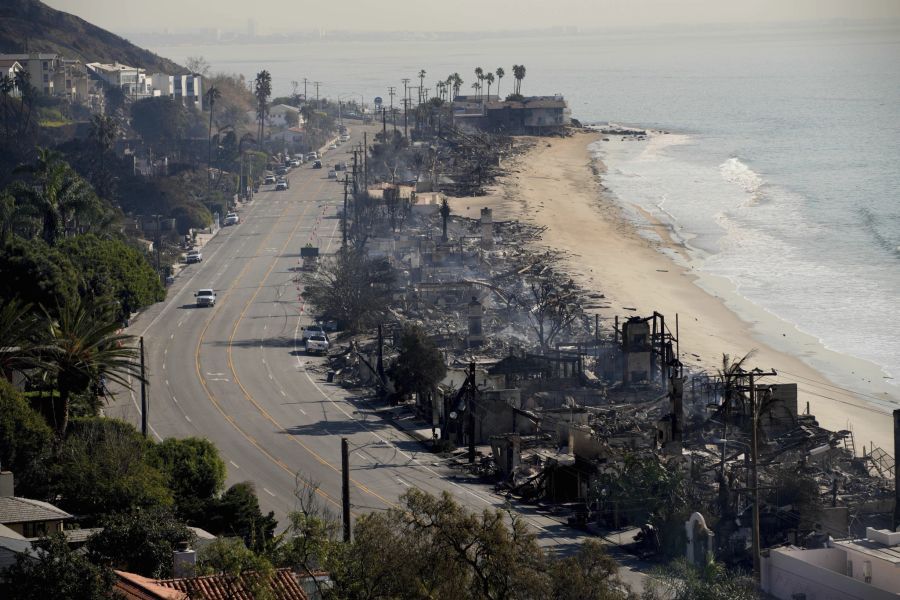 Von den Villen in Malibu ist nicht mehr viel übrig.