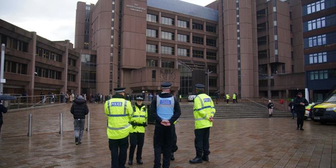 Im Liverpooler Gericht wird das Strafmass verkündet. Southport-Prozess