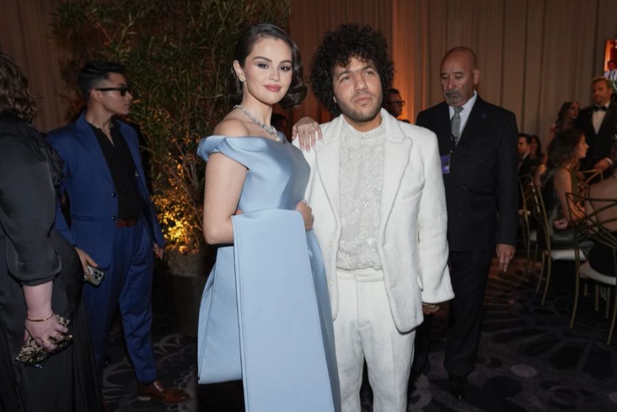 Selena Gomez mit Freund Benny Blanco. Die 32-Jährige spielte im Film «Emilia Pérez».