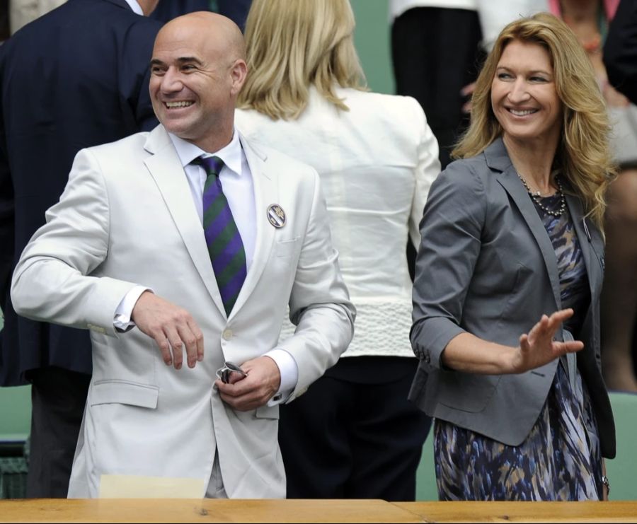 Seit 1999 ist sie die Frau an Agassis Seite: Tennis-Star Steffi Graf.